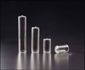 Tapered glass vials