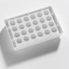24 Well clear bottom PS microplate White  F bottom assay plate - Image 2