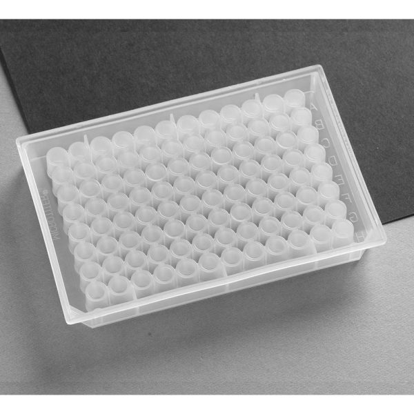 96 Well 0.35 ml Round, F-Bottom, Polypropylene Plate - Image 2