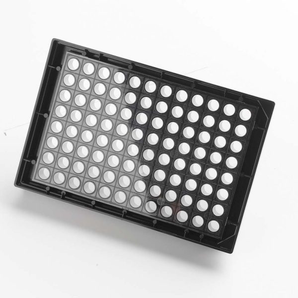 96 Well 350 µl Black Clear F bottom assay plate - Image 3