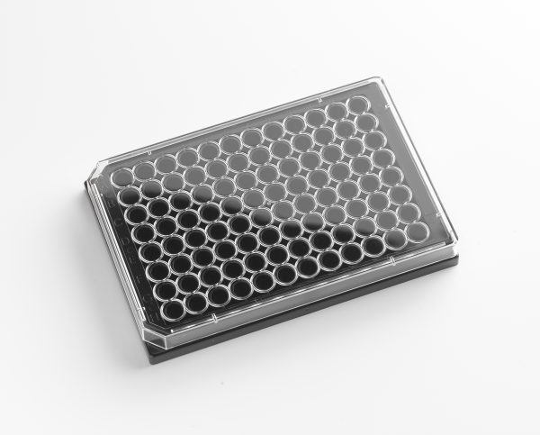 96 Well, Krystal™  Black Quartz-bottom Polystyrene plate (Case of 50)