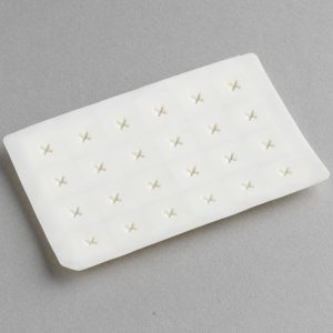 Pierceable Santoprene, 24 square well sealing cap