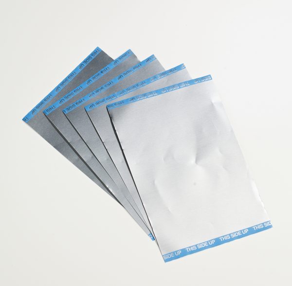 38 µm Pierceable and Peelable Aluminium (Blue) heat sealing foils