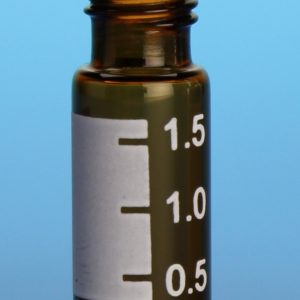 2.0mL Amber R.A.M.™ Vial, 12x32mm, with White Graduated Spot, 9mm Thread