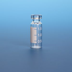 2.0mL Clear Vial, 12x32mm, with White Graduated Spot, 11mm Crimp