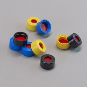 9mm R.A.M.™ Ribbed Cap, Black, PTFE/Silicone/PTFE Lined
